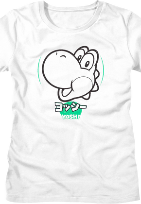 Womens apanese Yoshi Super Mario Bros. Nintendo Shirt