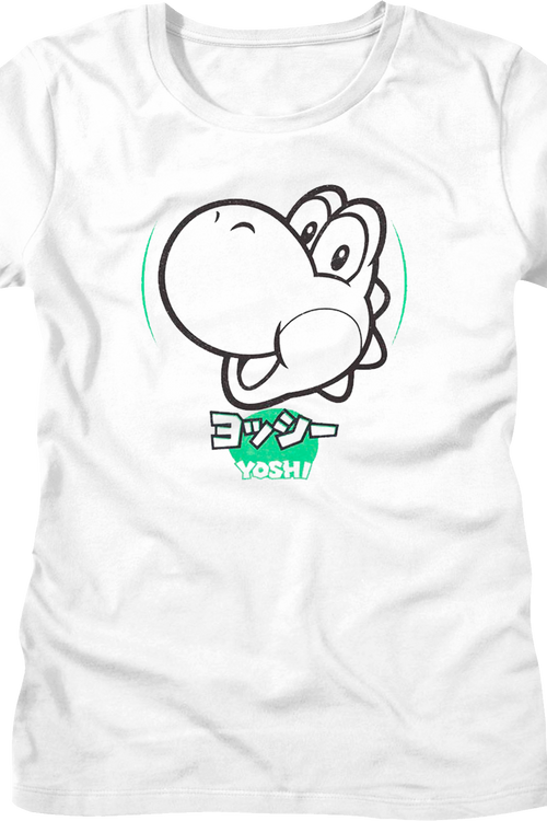 Womens apanese Yoshi Super Mario Bros. Nintendo Shirtmain product image