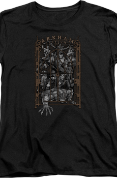 Womens Arkham Asylum Batman Shirt
