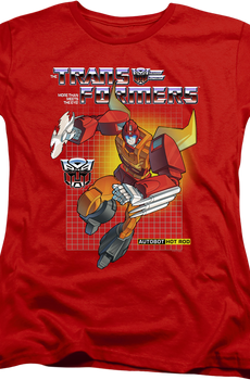 Womens Autobot Hot Rod Transformers Shirt