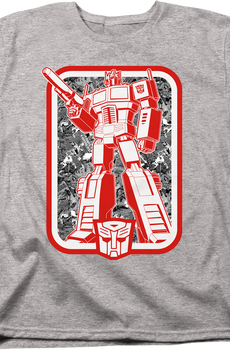 Womens Autobots Leader Optimus Prime Transformers Shirt
