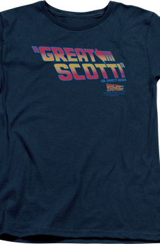 Womens Back To The Future Great Scott Shirt