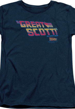 Womens Back To The Future Great Scott Shirt