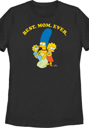 Womens Best Mom Ever Simpsons Shirt