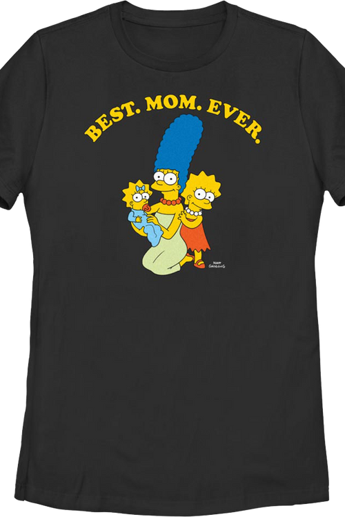Womens Best Mom Ever Simpsons Shirtmain product image