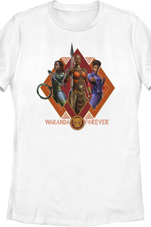 Womens Black Panther: Wakanda Forever Collage Marvel Comics Shirtmain product image