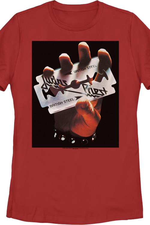 Womens British Steel Judas Priest Shirtmain product image