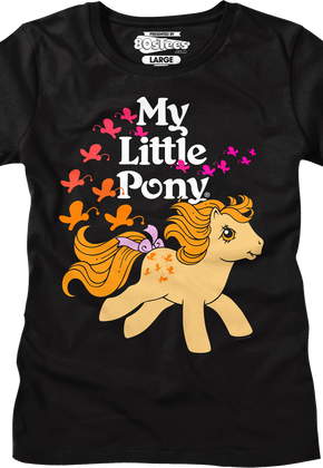 Womens Butterscotch Butterflies My Little Pony Shirt