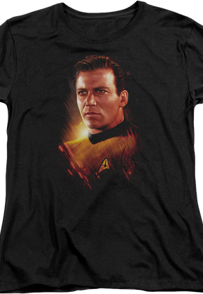 Womens Captain James T. Kirk Star Trek Shirt