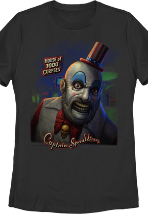 Womens Captain Spaulding House Of 1000 Corpses Shirt
