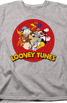 Womens Cast And Logo Looney Tunes Shirt
