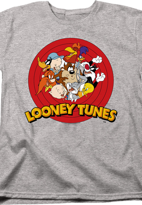 Womens Cast And Logo Looney Tunes Shirt
