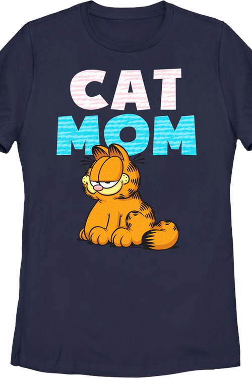 Womens Cat Mom Garfield Shirtmain product image
