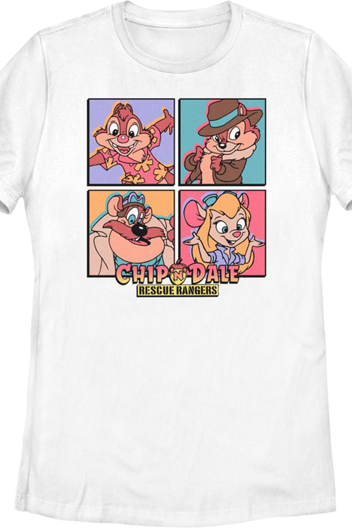 Womens Character Squares Chip 'n Dale Rescue Rangers Shirtmain product image