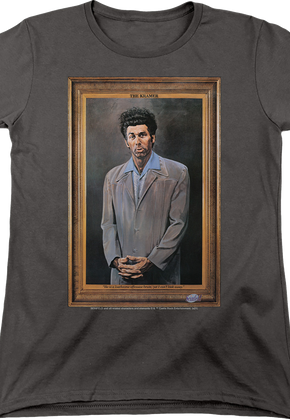 Womens Charcoal Kramer Painting Seinfeld Shirt