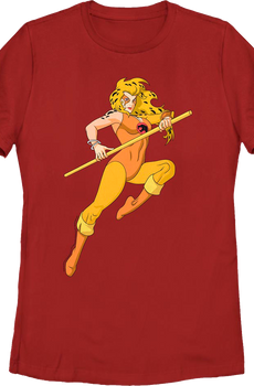 Womens Cheetara Action Pose Shirt
