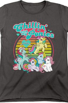Womens Chillin' With My Ponies My Little Pony Shirt