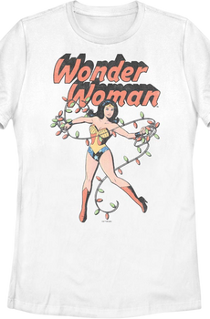 Womens Christmas Lasso Wonder Woman DC Comics Shirt