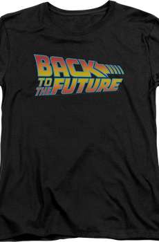 Womens Classic Logo Back To The Future Shirt