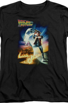 Womens Classic Movie Poster Back To The Future Shirt