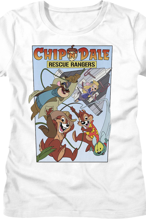Womens Comic Book Cover Chip 'n Dale Rescue Rangers Shirtmain product image