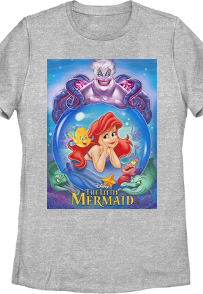 Womens Crystal Ball Poster Little Mermaid Shirt