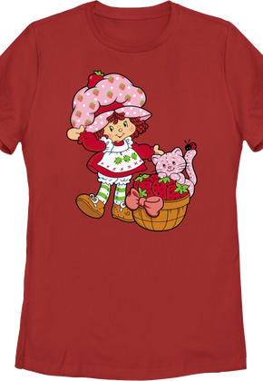 Womens Custard & Strawberry Shortcake Shirt