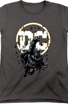 Womens DC Comics Logo Batman Shirt
