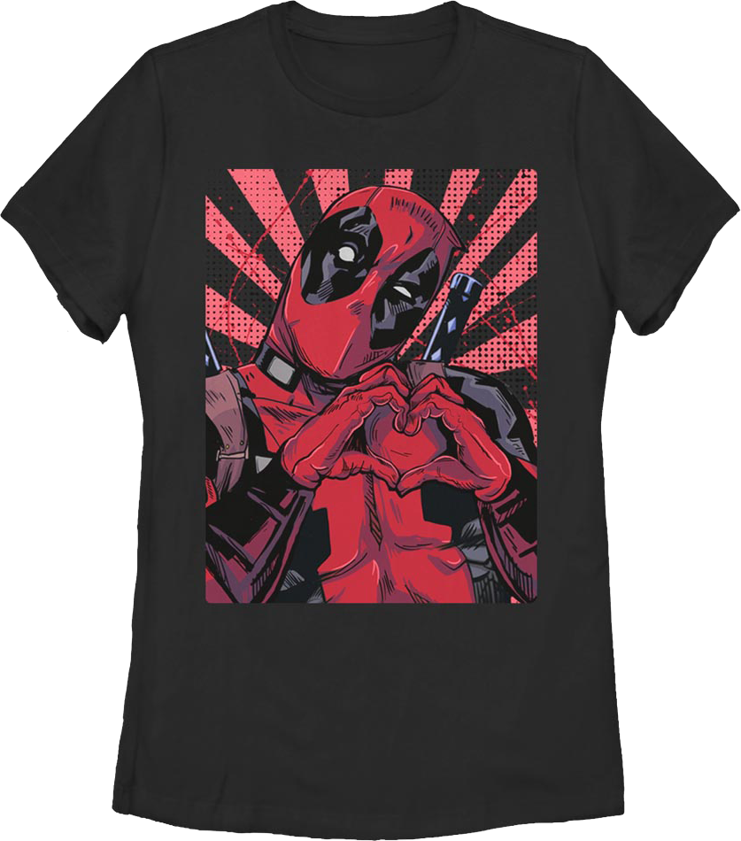 Deadpool golden sales girl t shirt