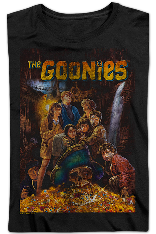 Womens Distressed Poster Goonies Shirtmain product image
