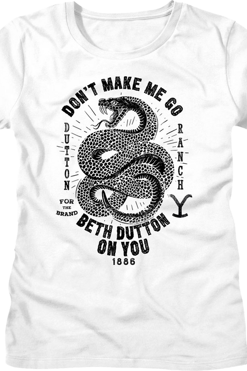 Womens Don't Make Me Go Beth Dutton On You Yellowstone Shirtmain product image