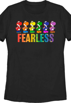 Womens Fearless Yoshi Super Mario Bros. Shirt