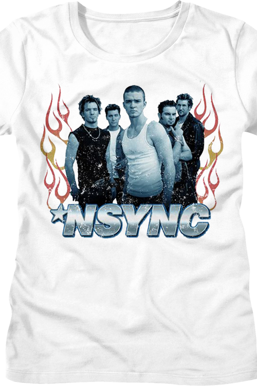 Womens Flames NSYNC Shirtmain product image