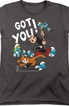 Womens Gargamel and Azrael Got You Smurfs Shirt