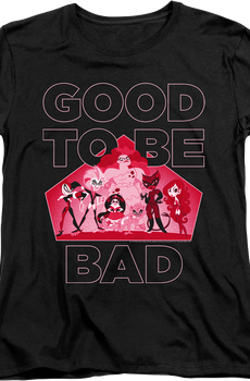 Womens Good To Be Bad DC Super Hero Girs Shirt
