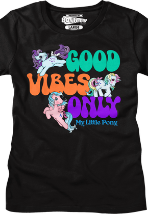 Womens Good Vibes Only My Little Pony Shirt