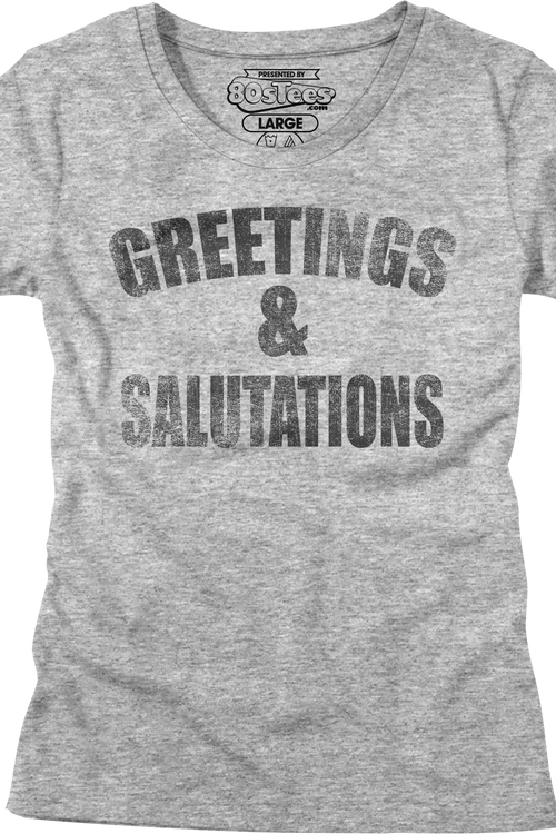 Womens Greetings and Salutations Heathers Shirtmain product image