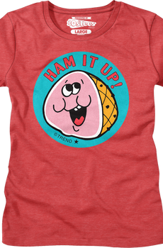 Womens Ham It Up Scratch N Sniff Shirt