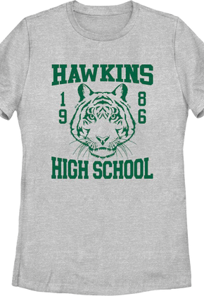 Womens Hawkins High School Tigers 1986 Stranger Things Shirt
