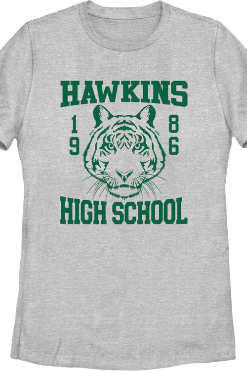 Womens Hawkins High School Tigers 1986 Stranger Things Shirtmain product image