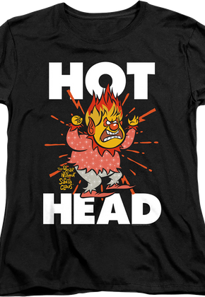 Womens Heat Miser Hot Head The Year Without A Santa Claus Shirt