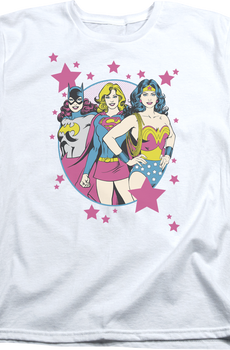 Womens Heroines of DC Comics Shirt