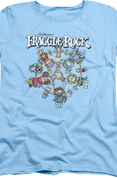 Womens Holding Hands Fraggle Rock Shirt