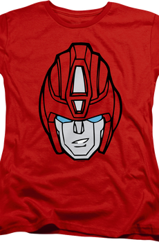 Womens Hot Rod Head Shot Transformers Shirt