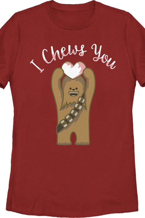 Womens I Chews You Valentine's Day Star Wars Shirtmain product image