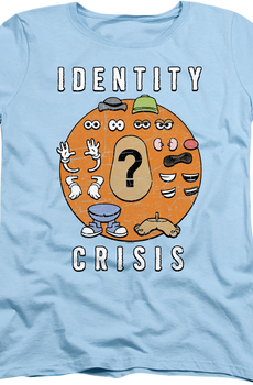 Womens Identity Crisis Mr. Potato Head Shirt