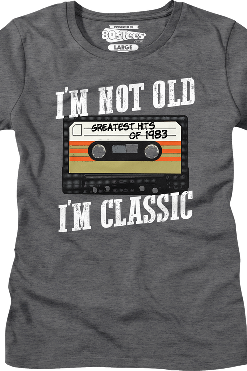 Womens I'm Not Old I'm Classic Greatest Hits Of 1983 Shirtmain product image