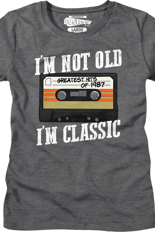Womens I'm Not Old I'm Classic Greatest Hits Of 1987 Shirtmain product image