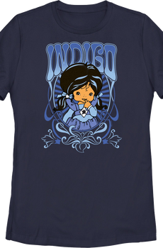 Womens Indigo Rainbow Brite Shirt