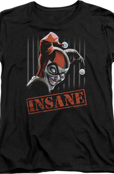 Womens Insane Harley Quinn Shirt